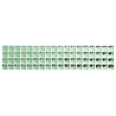 Andova Tiles Brilliance 1" x 1" Beveled Glass Mosaic Wall Tile Trim ANDBRI623
